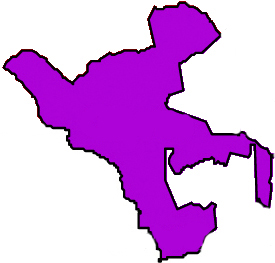 Mapa del municipio de Guarita, Lempira